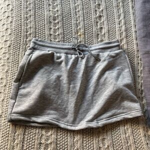 Athletic sweat skirt